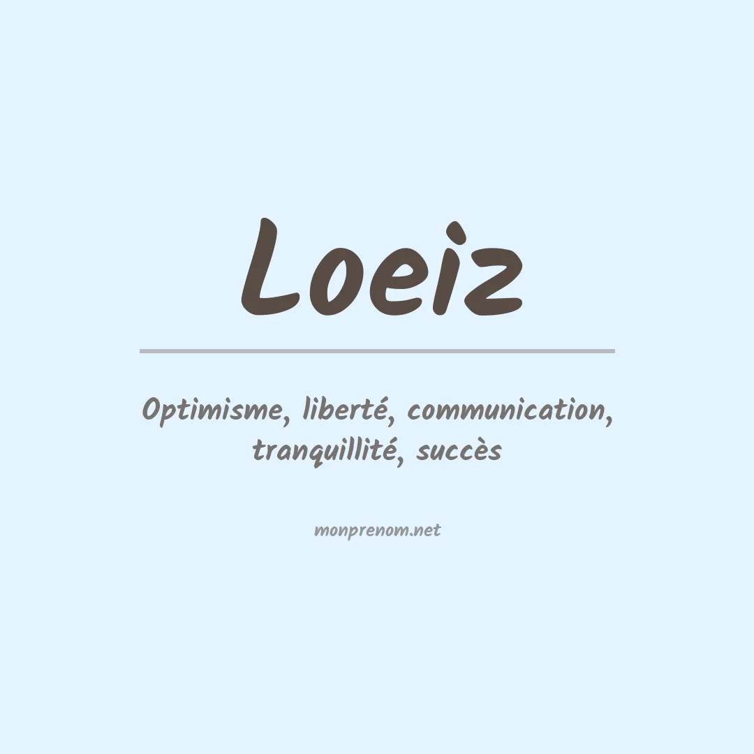 Prénom Loeiz