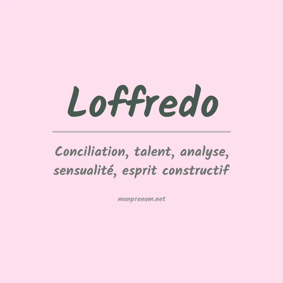 Prénom Loffredo