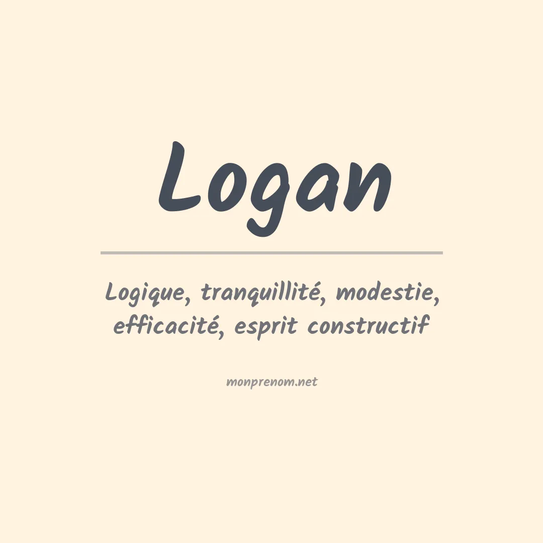 Prénom Logan