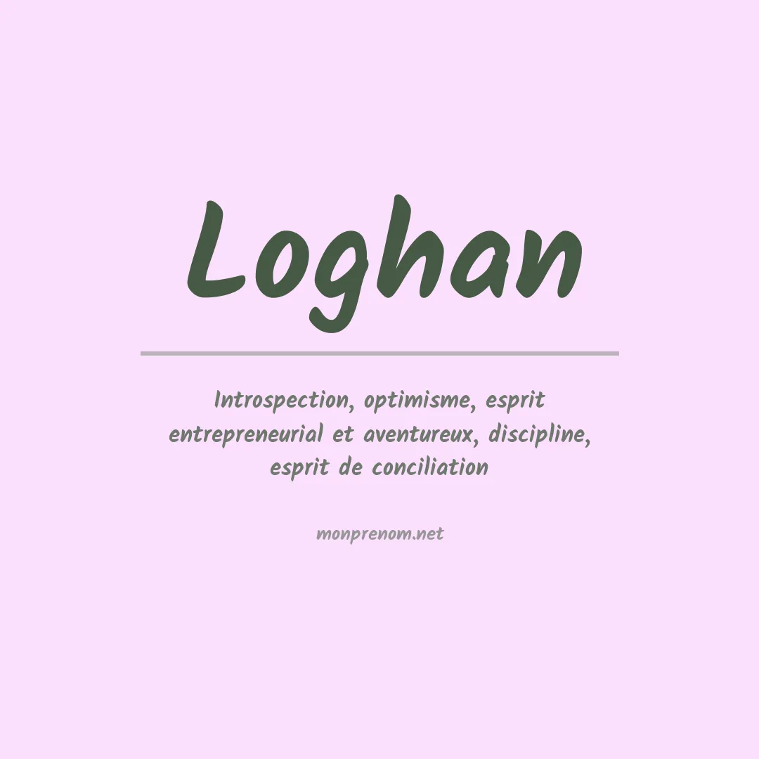 Prénom Loghan