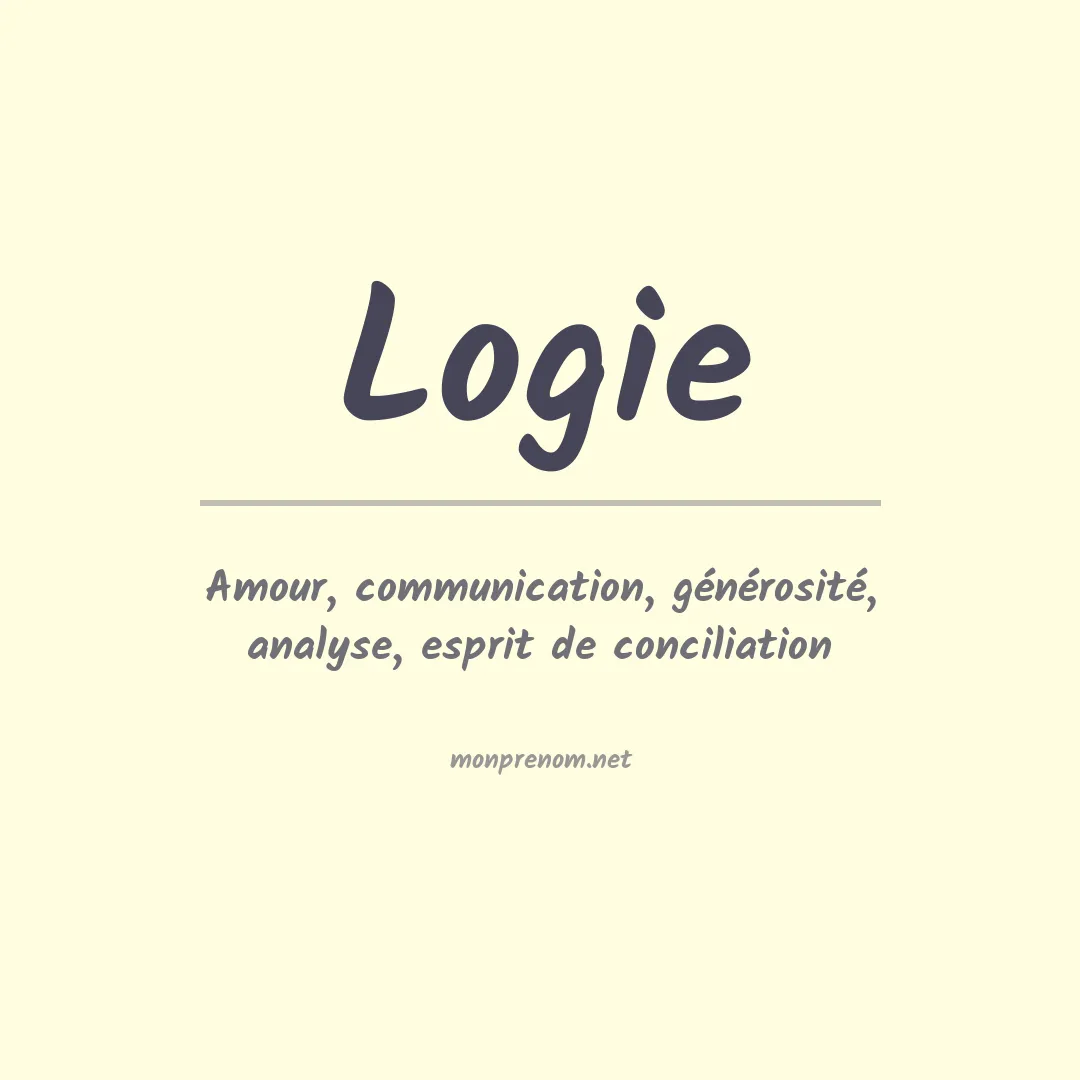 Prénom Logie