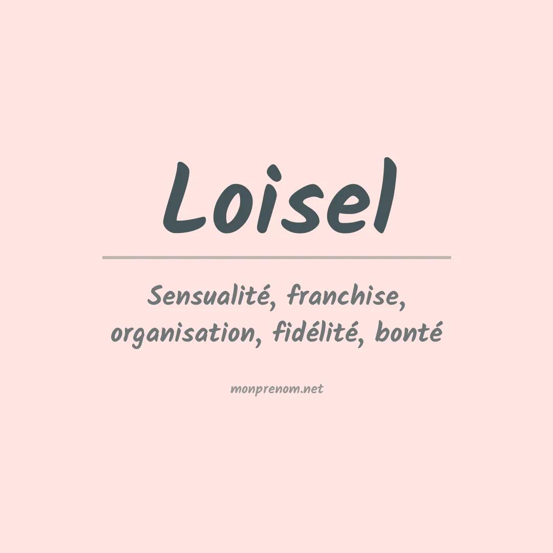 Prénom Loisel