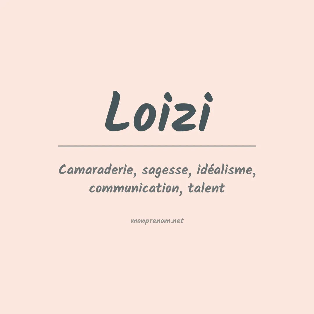 Prénom Loizi