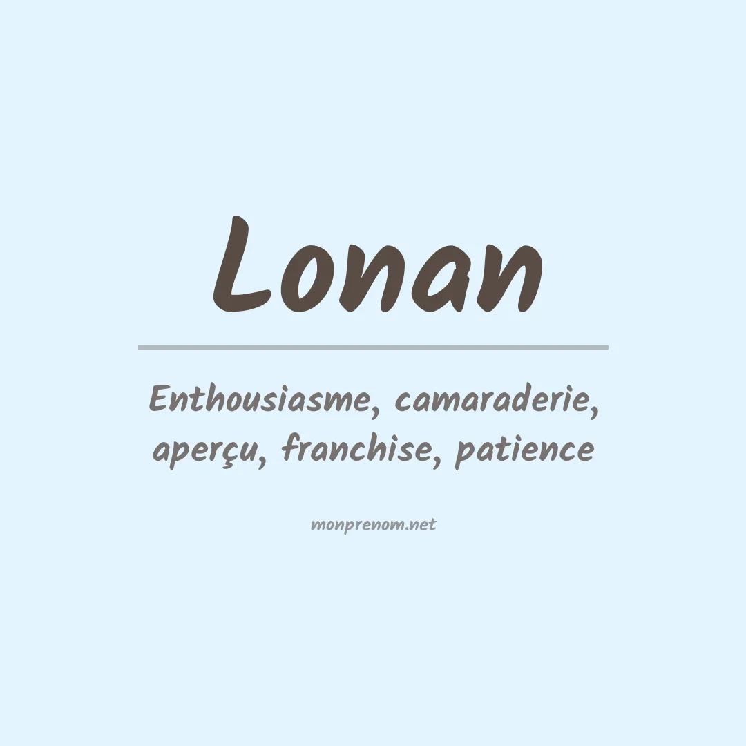 Signification du prénom Lonan