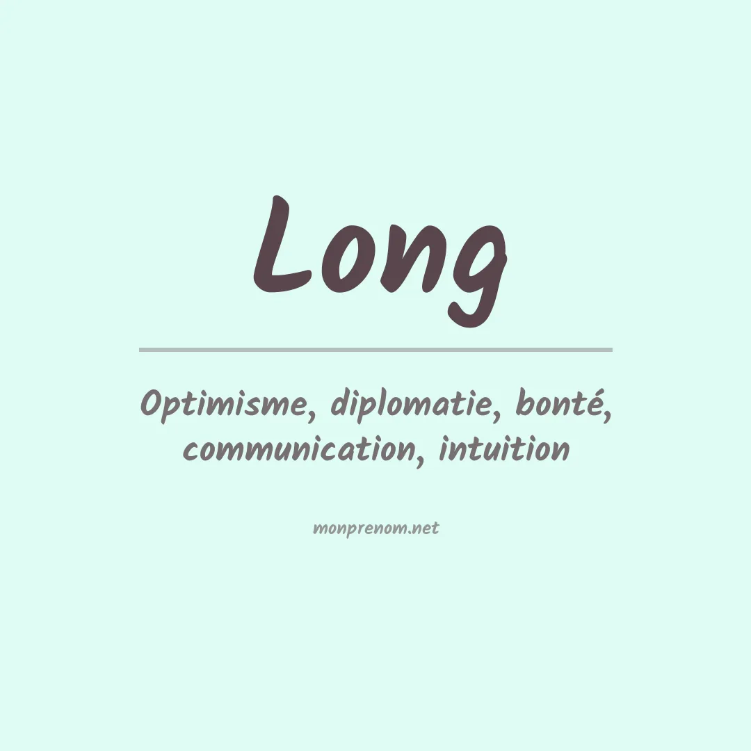 Prénom Long