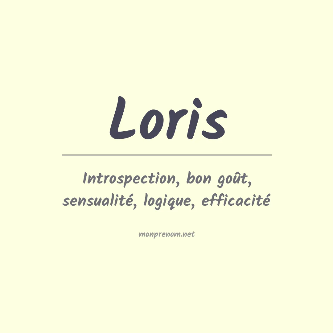 Prénom Loris