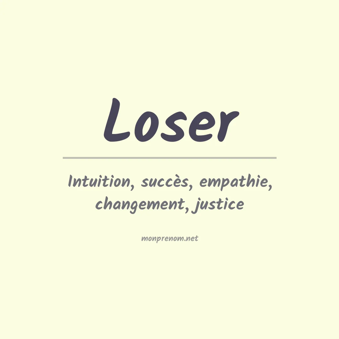 Prénom Loser