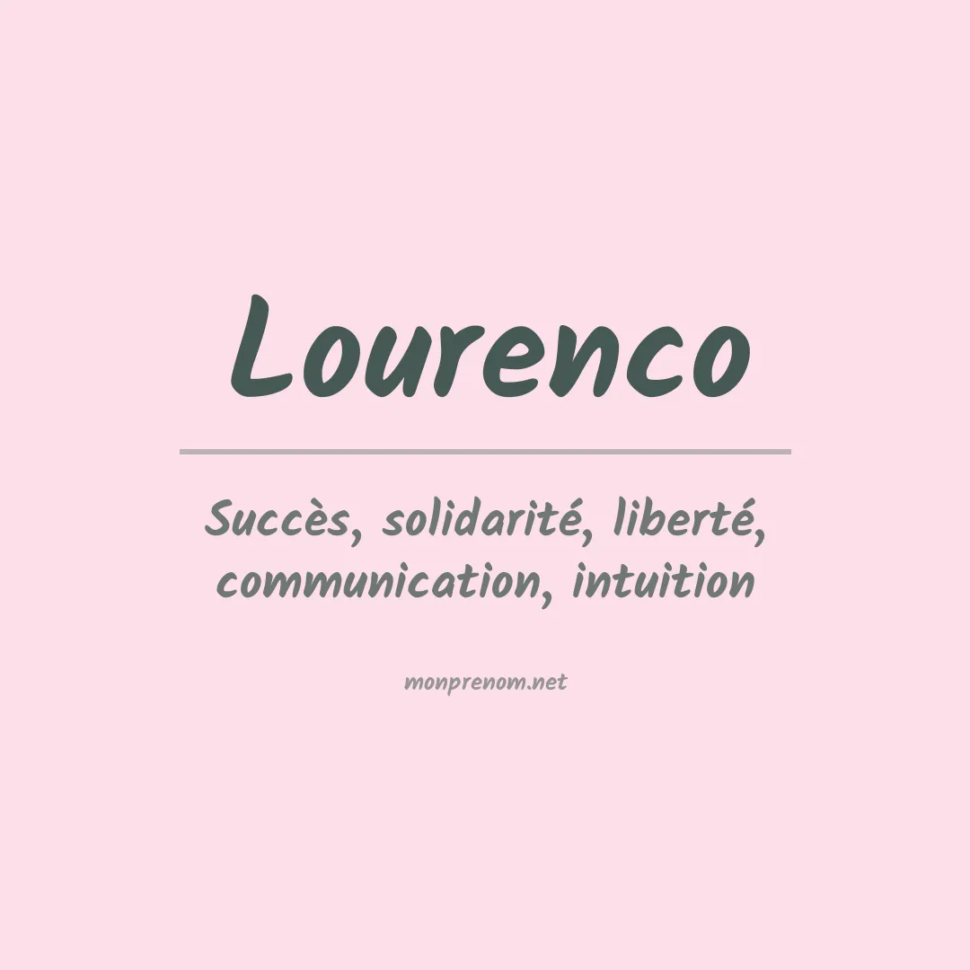 Prénom Lourenco