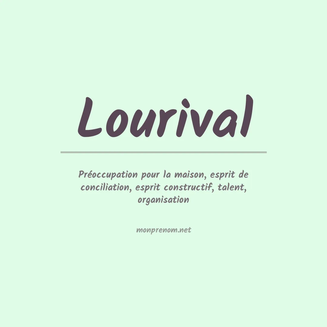 Signification du prénom Lourival