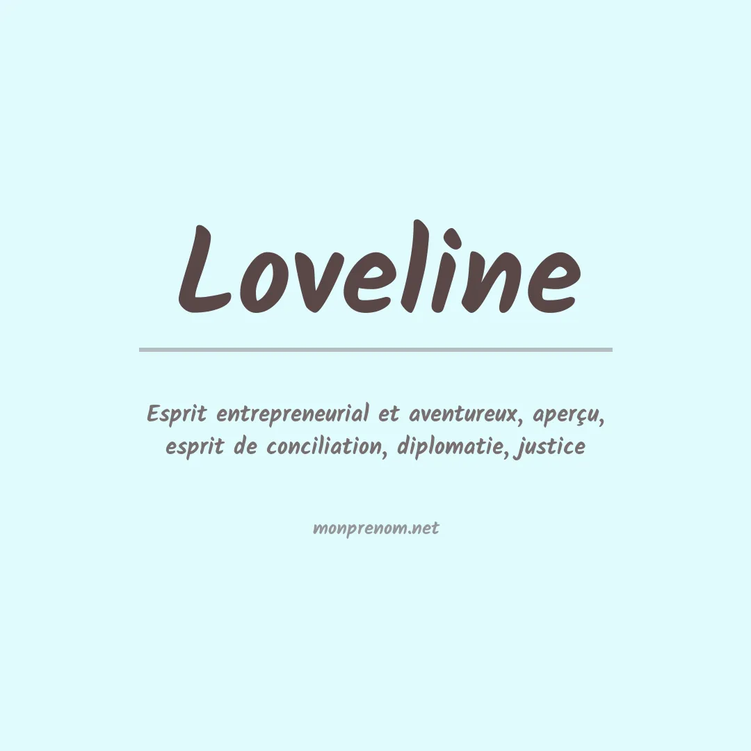 Signification du prénom Loveline