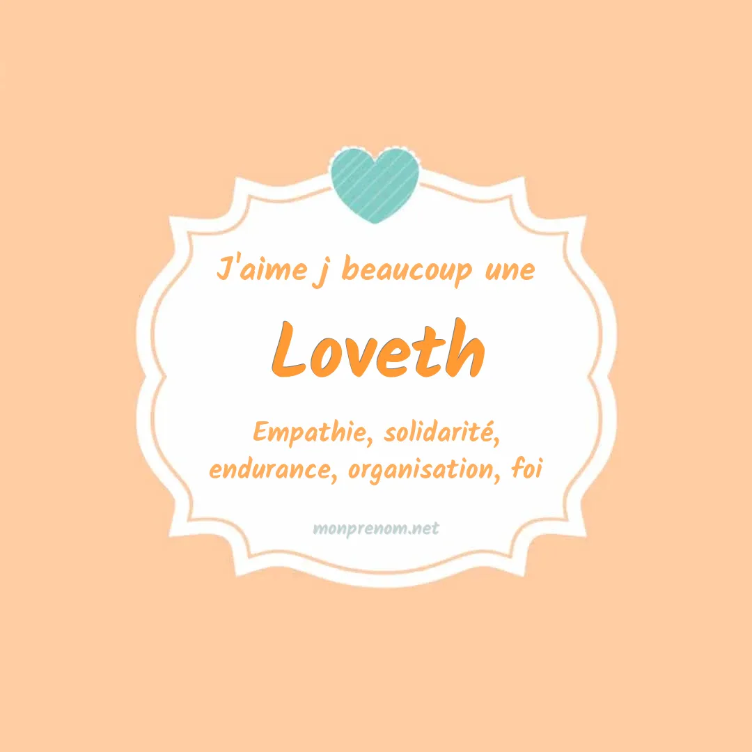J'aime beaucoup Loveth