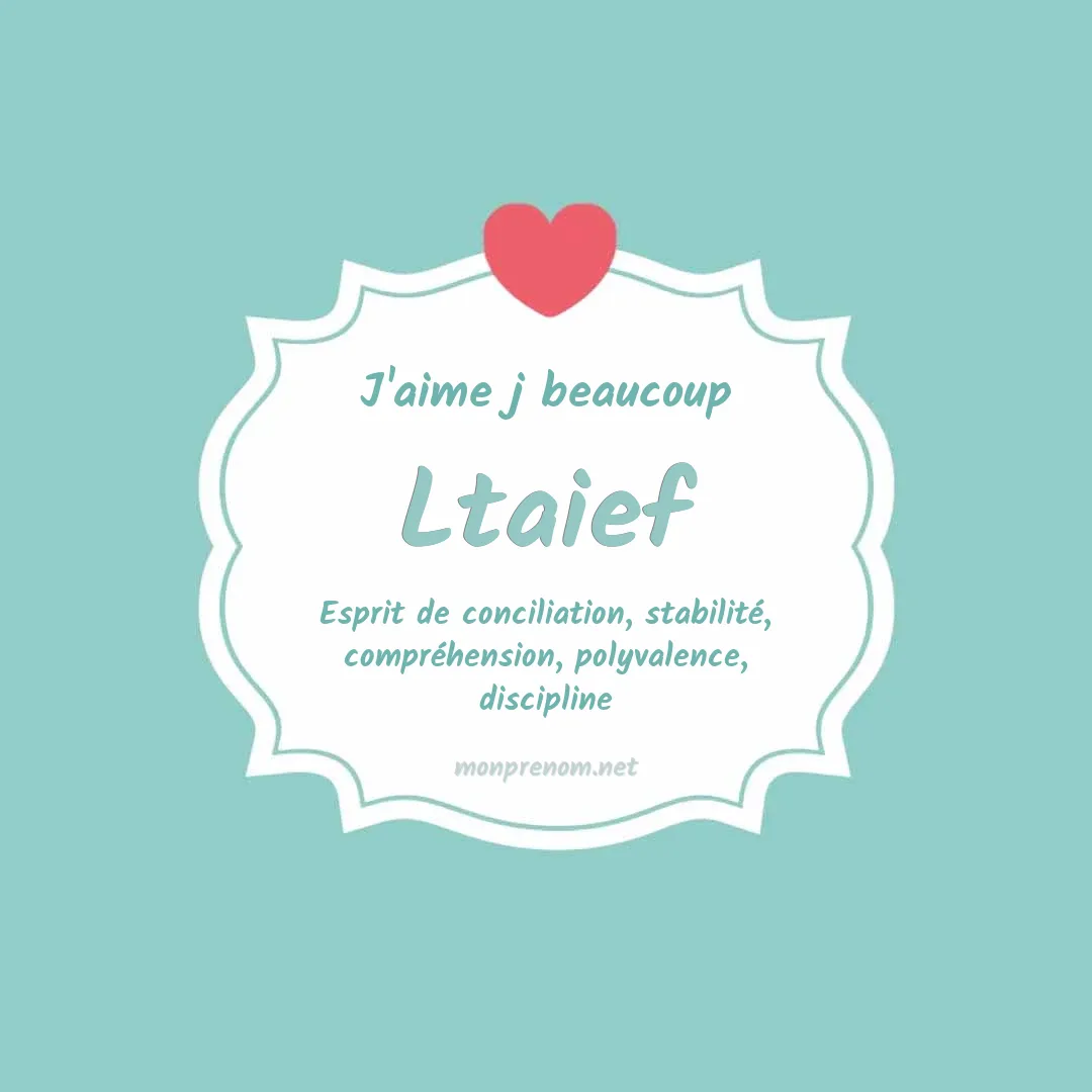 J'aime beaucoup Ltaief