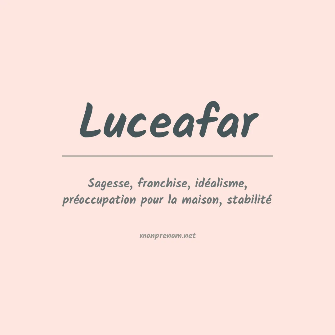 Signification du prénom Luceafar