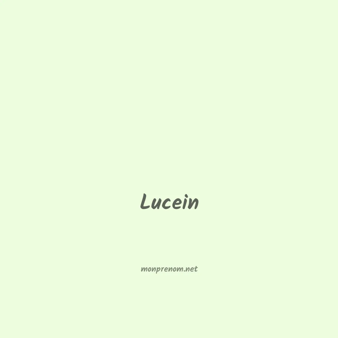 Lucein en chinois