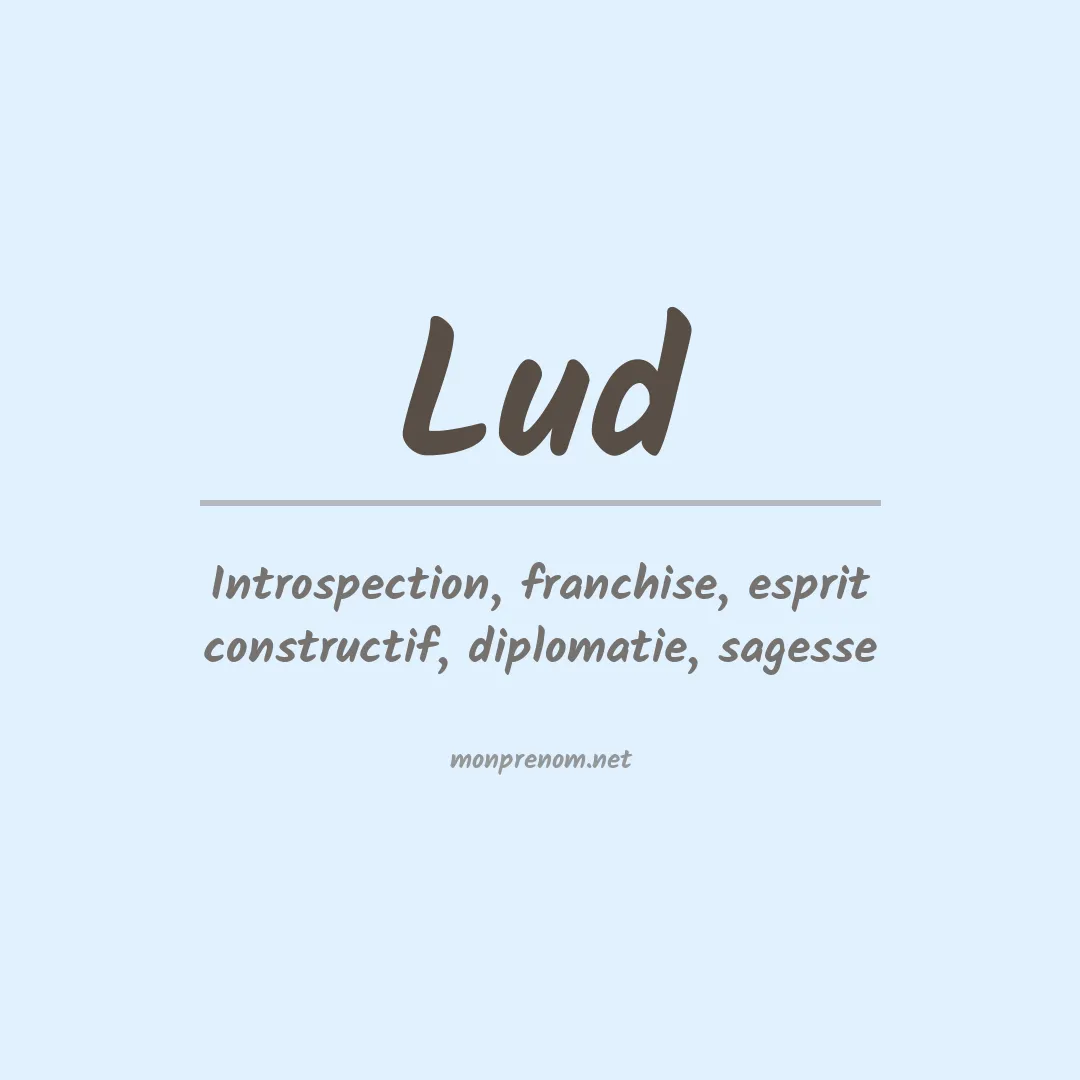 Prénom Lud