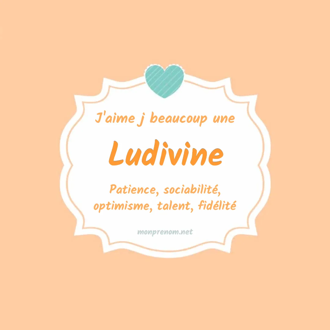 J'aime beaucoup Ludivine