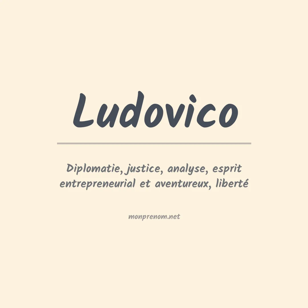Prénom Ludovico