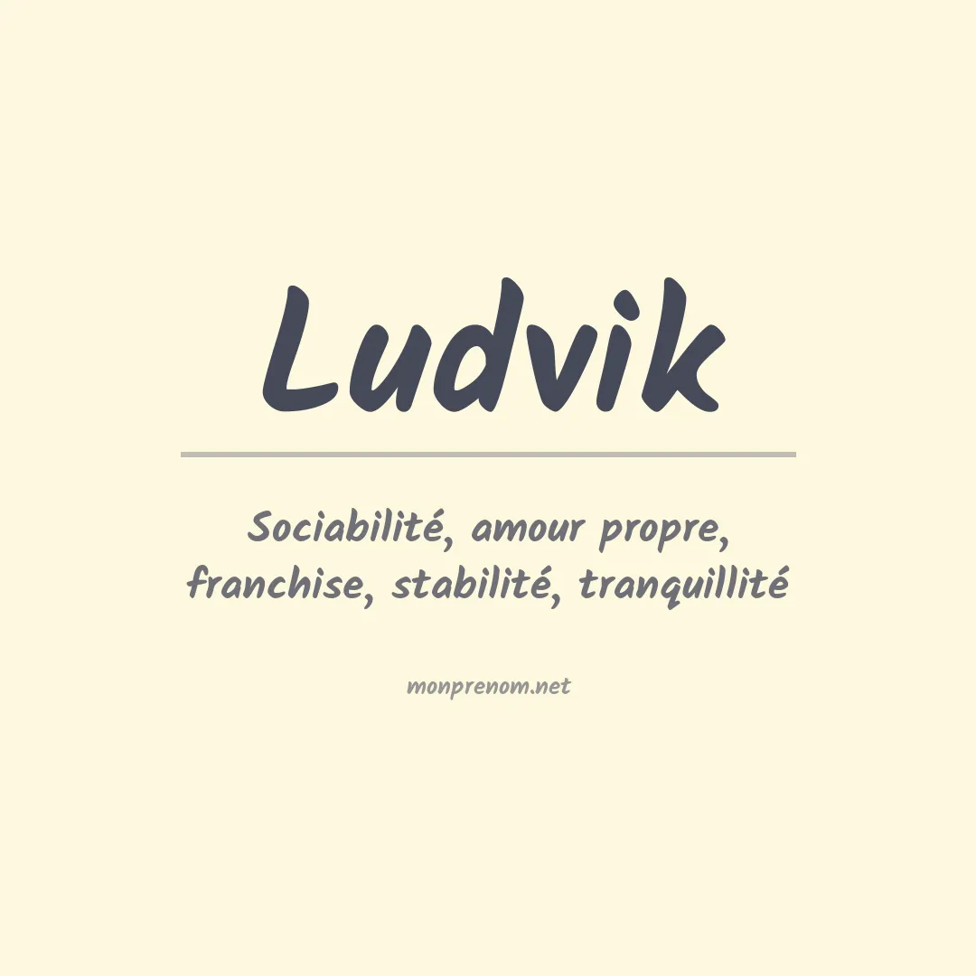Prénom Ludvik
