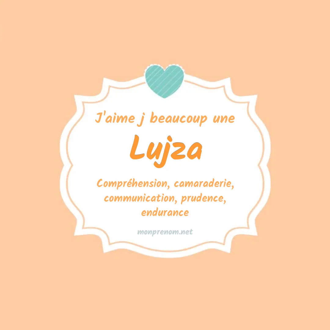 J'aime beaucoup Lujza