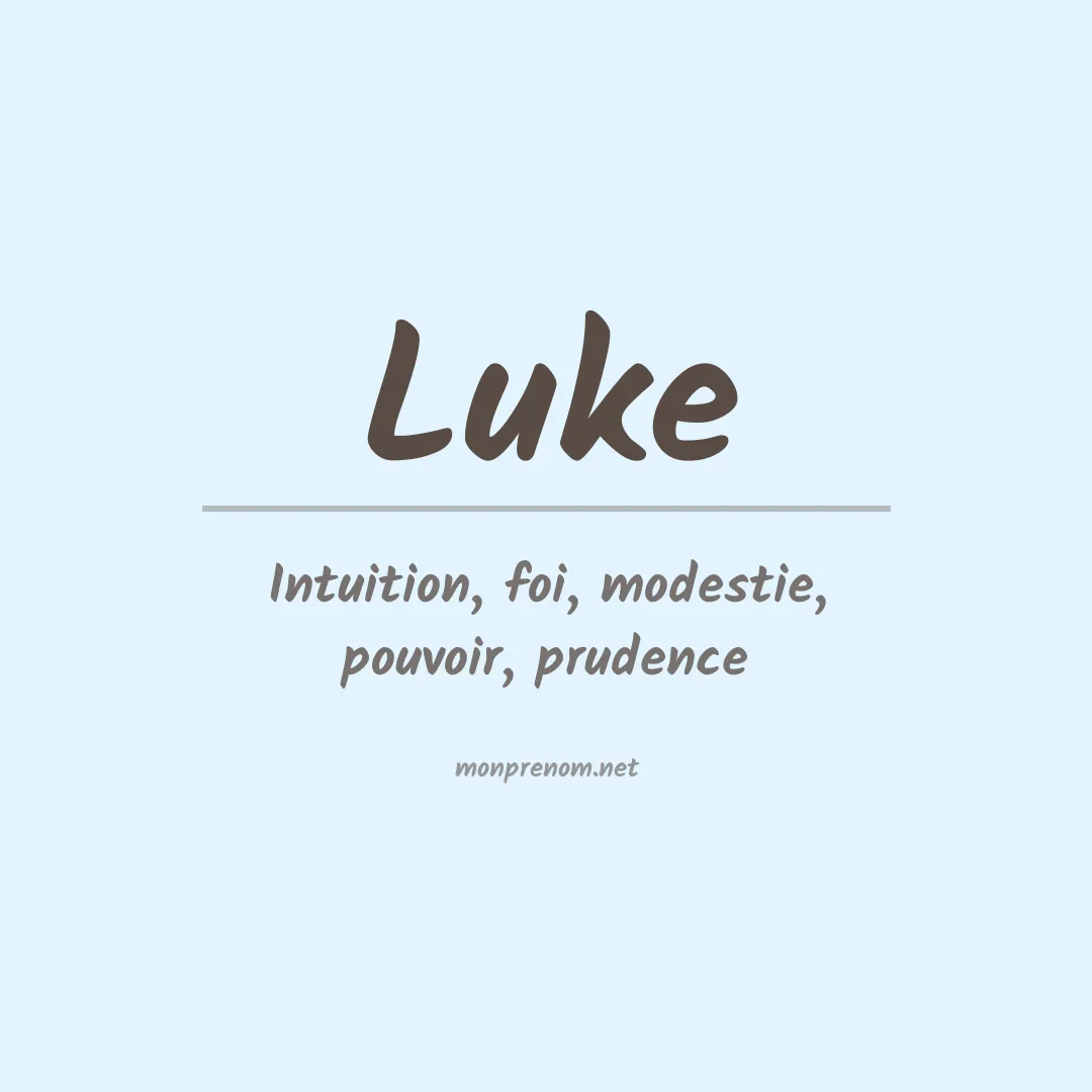 Prénom Luke