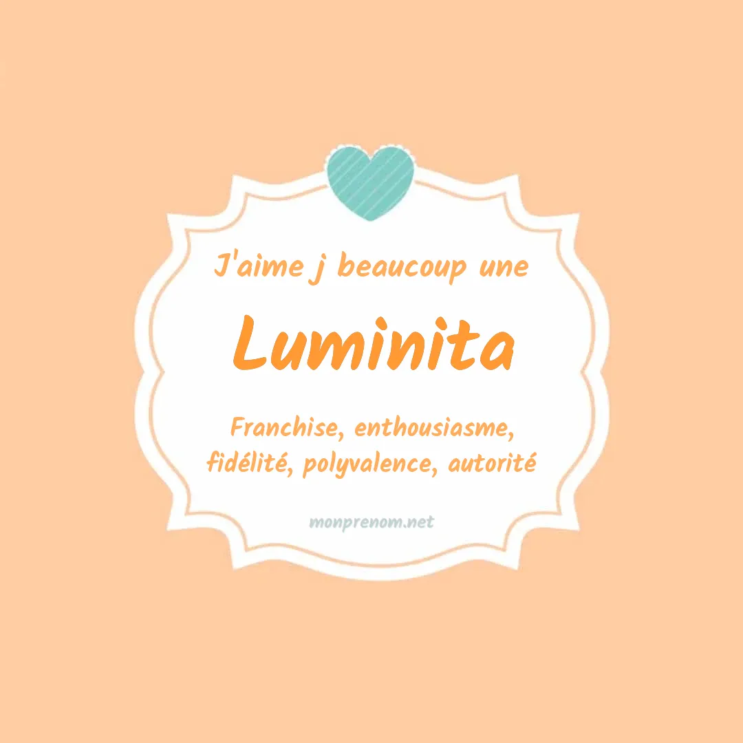 J'aime beaucoup Luminita