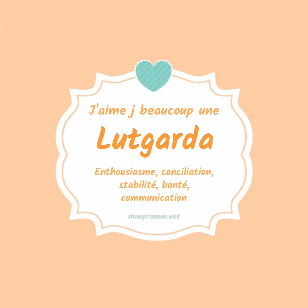 J'aime beaucoup Lutgarda