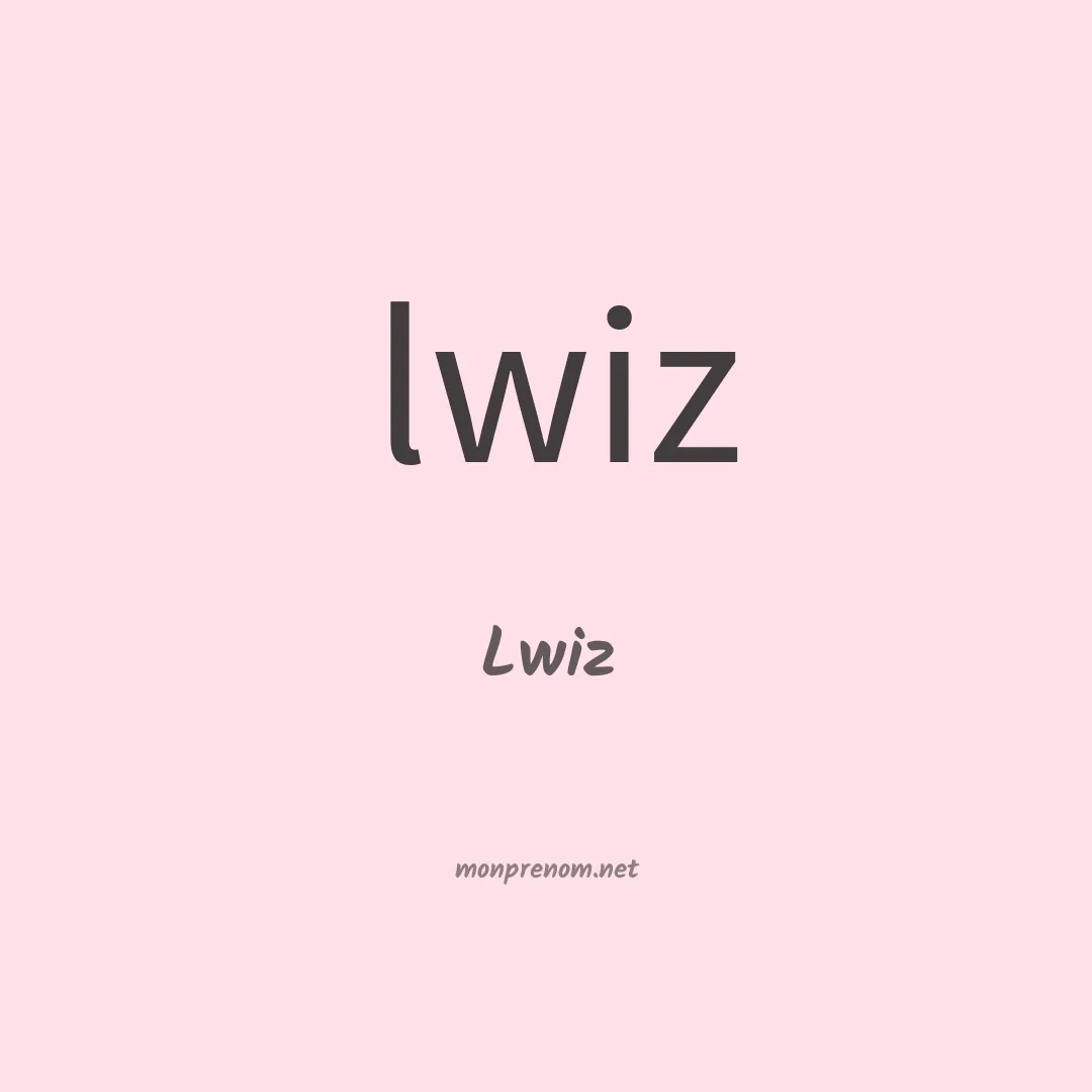Lwiz en chinois
