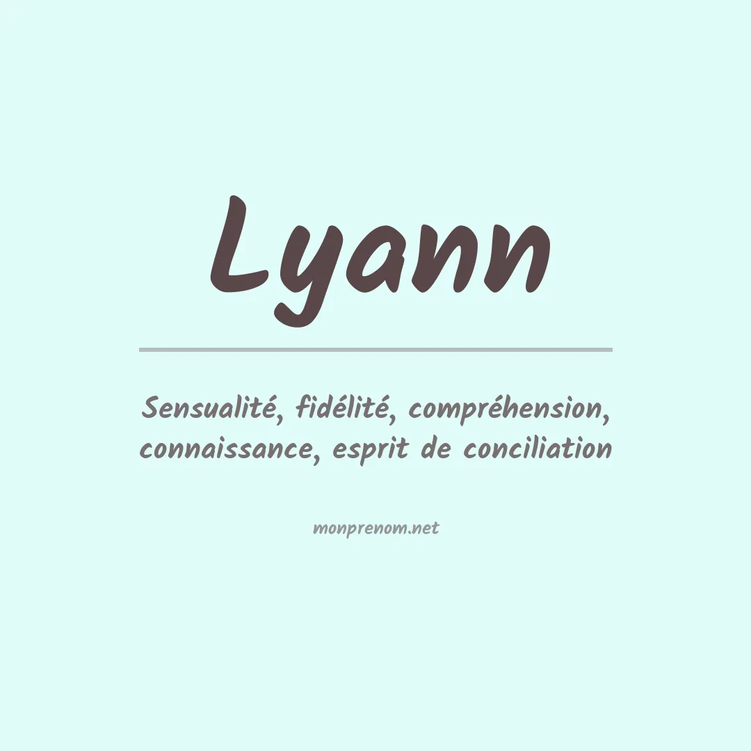 Signification du prénom Lyann