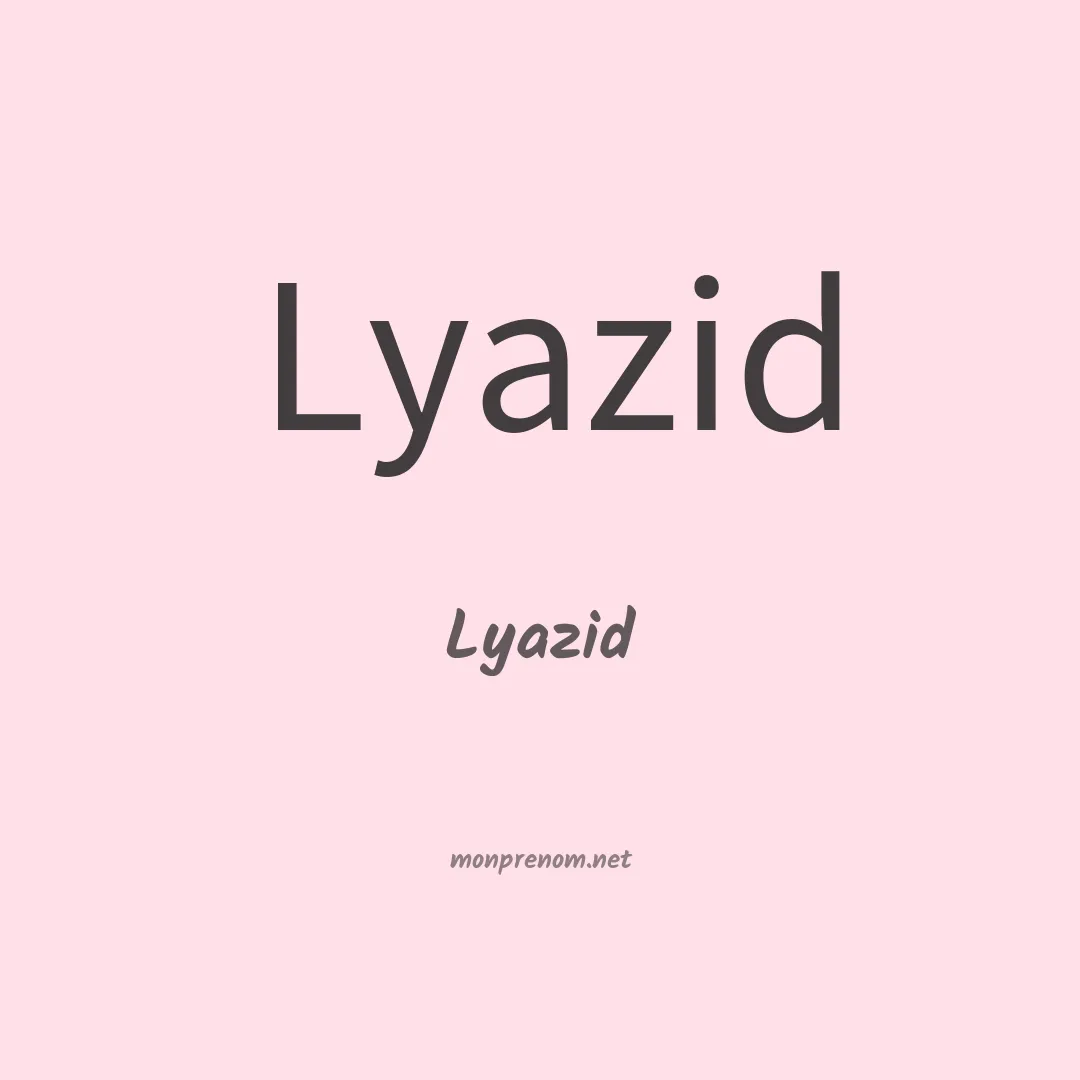 Lyazid en chinois