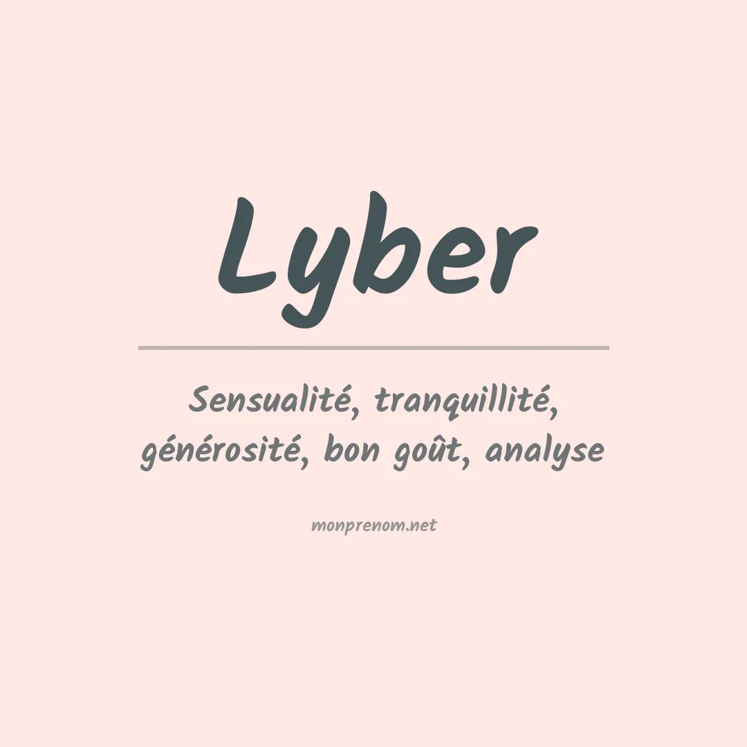 Signification du prénom Lyber