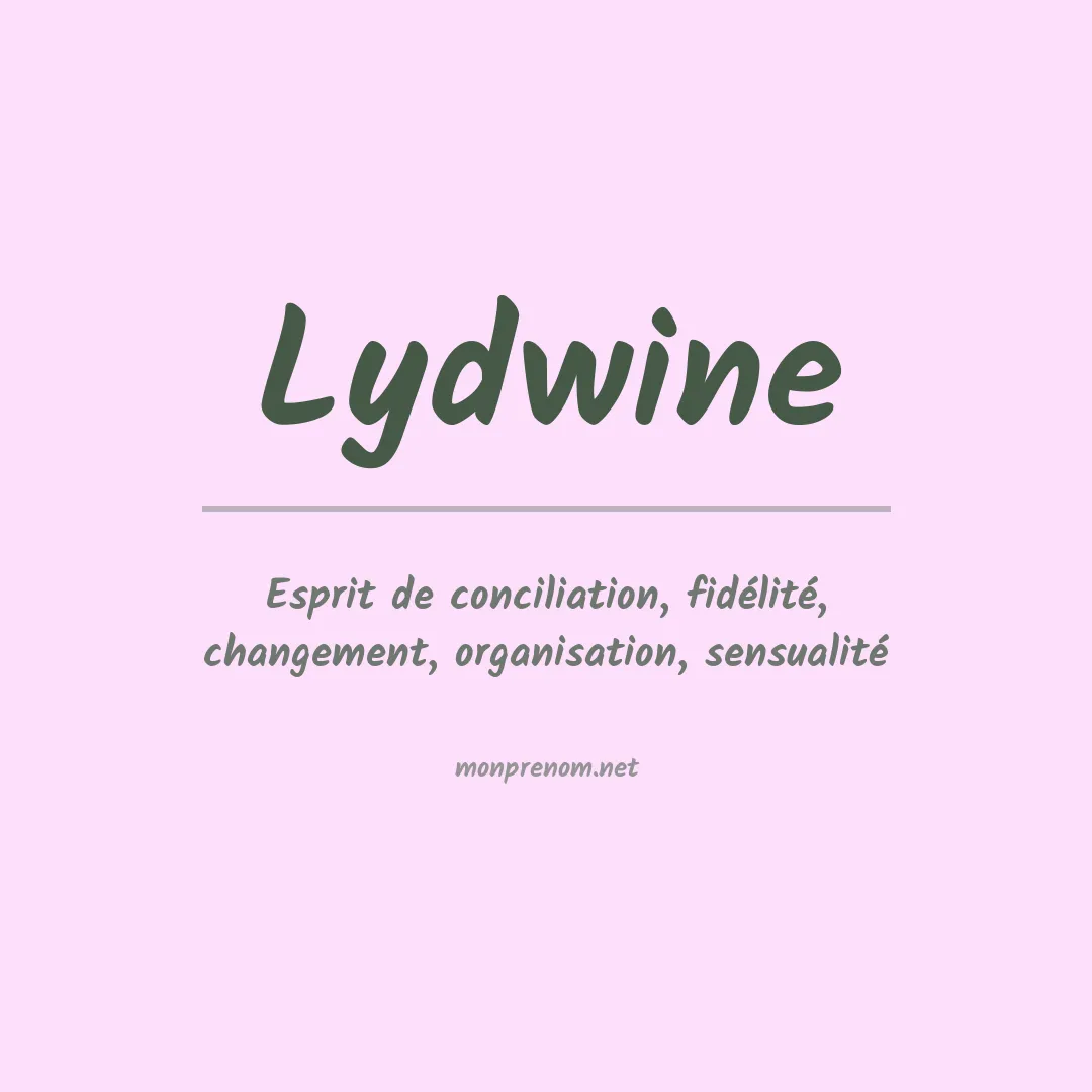 Prénom Lydwine