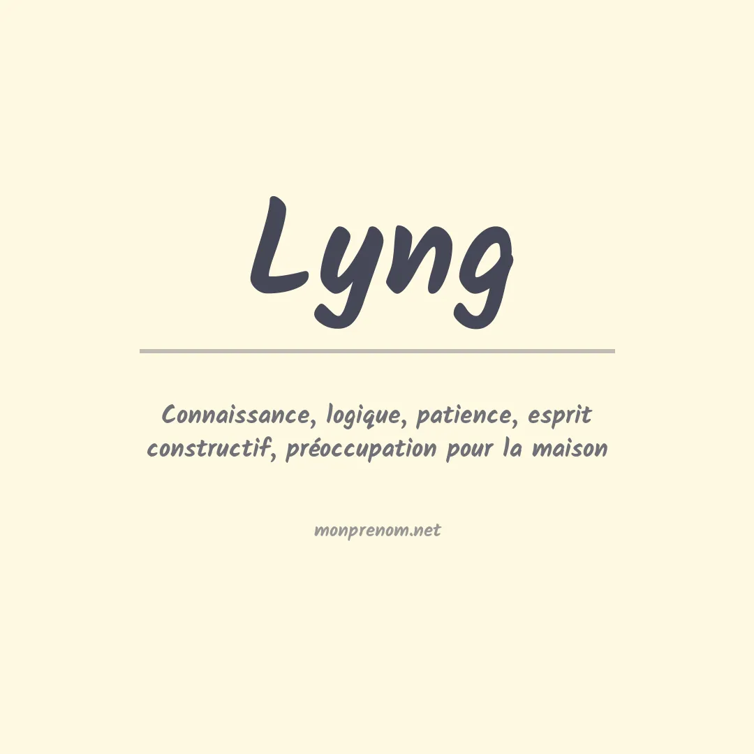 Prénom Lyng
