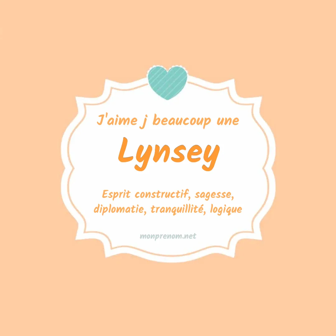 J'aime beaucoup Lynsey