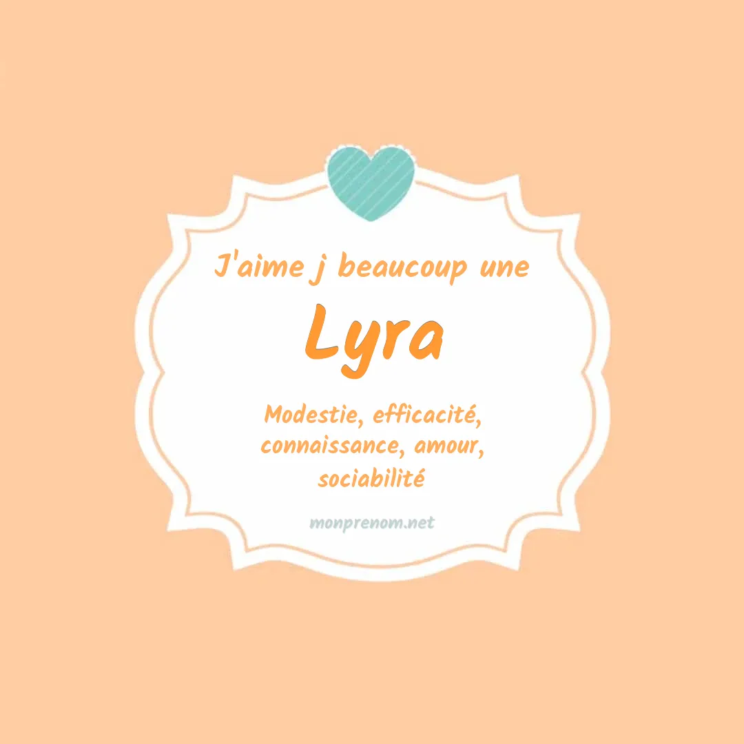 J'aime beaucoup Lyra