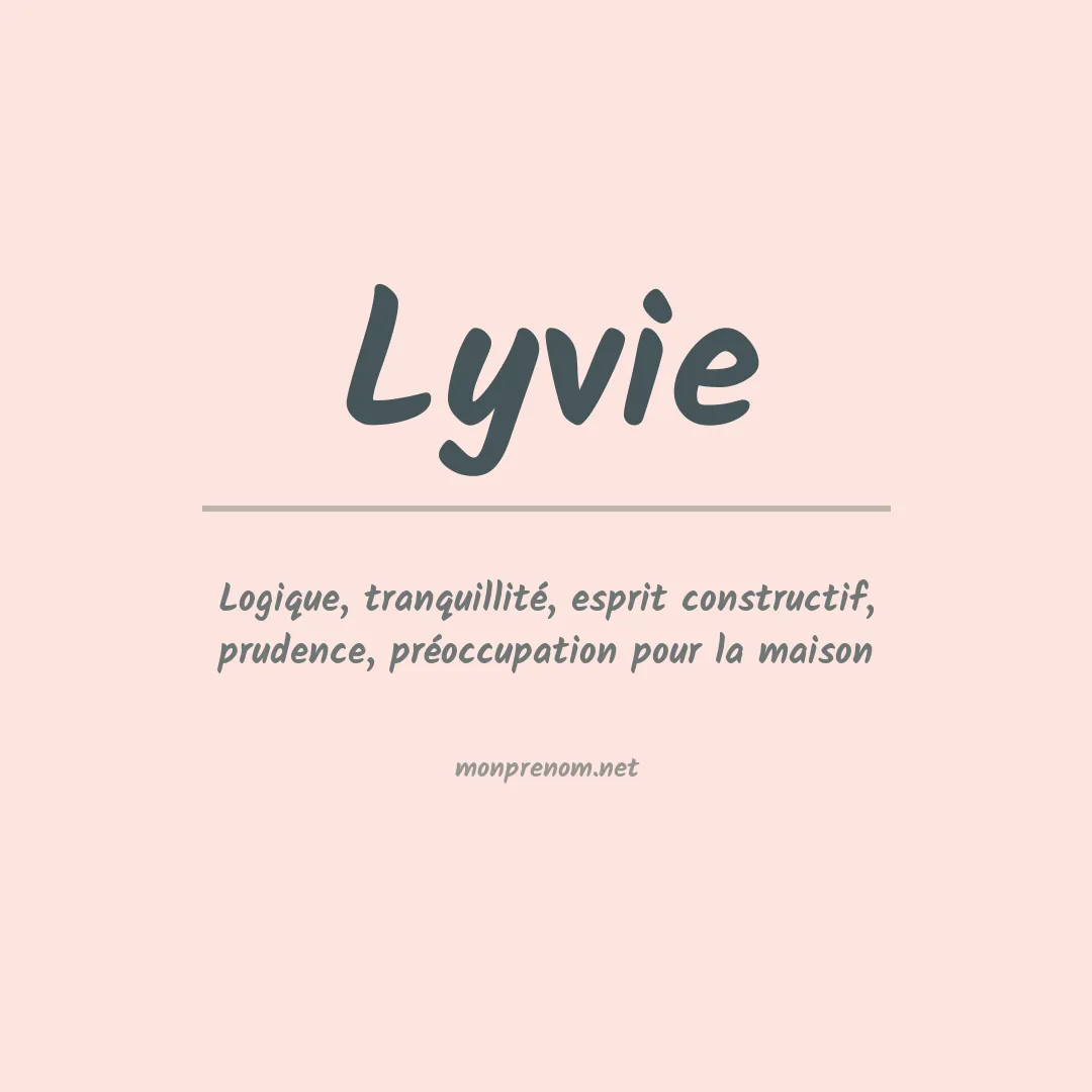 Signification du prénom Lyvie