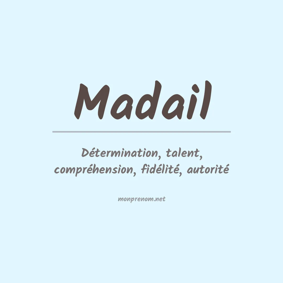 Prénom Madail