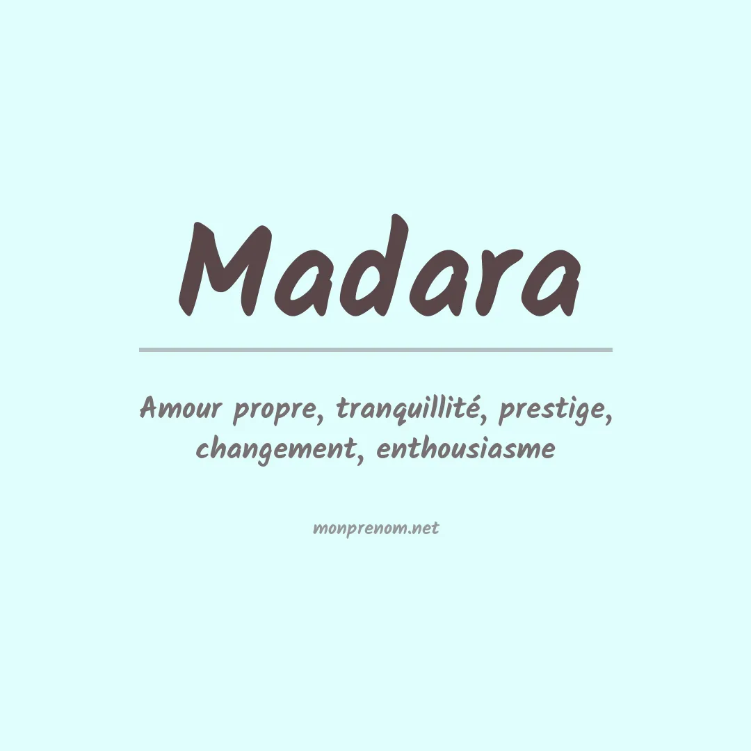 Prénom Madara