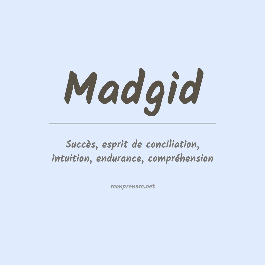 Prénom Madgid