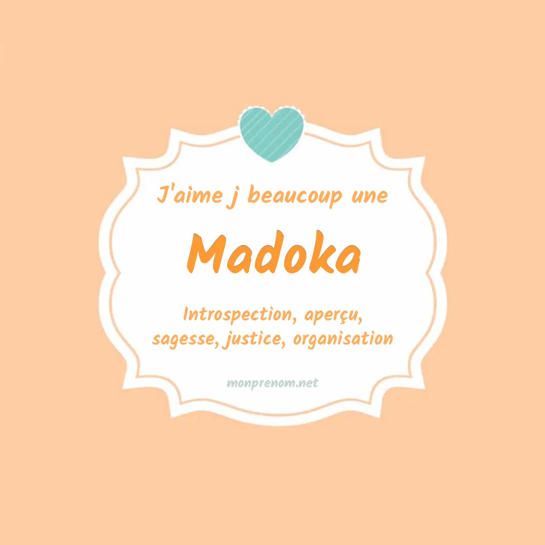 J'aime beaucoup Madoka