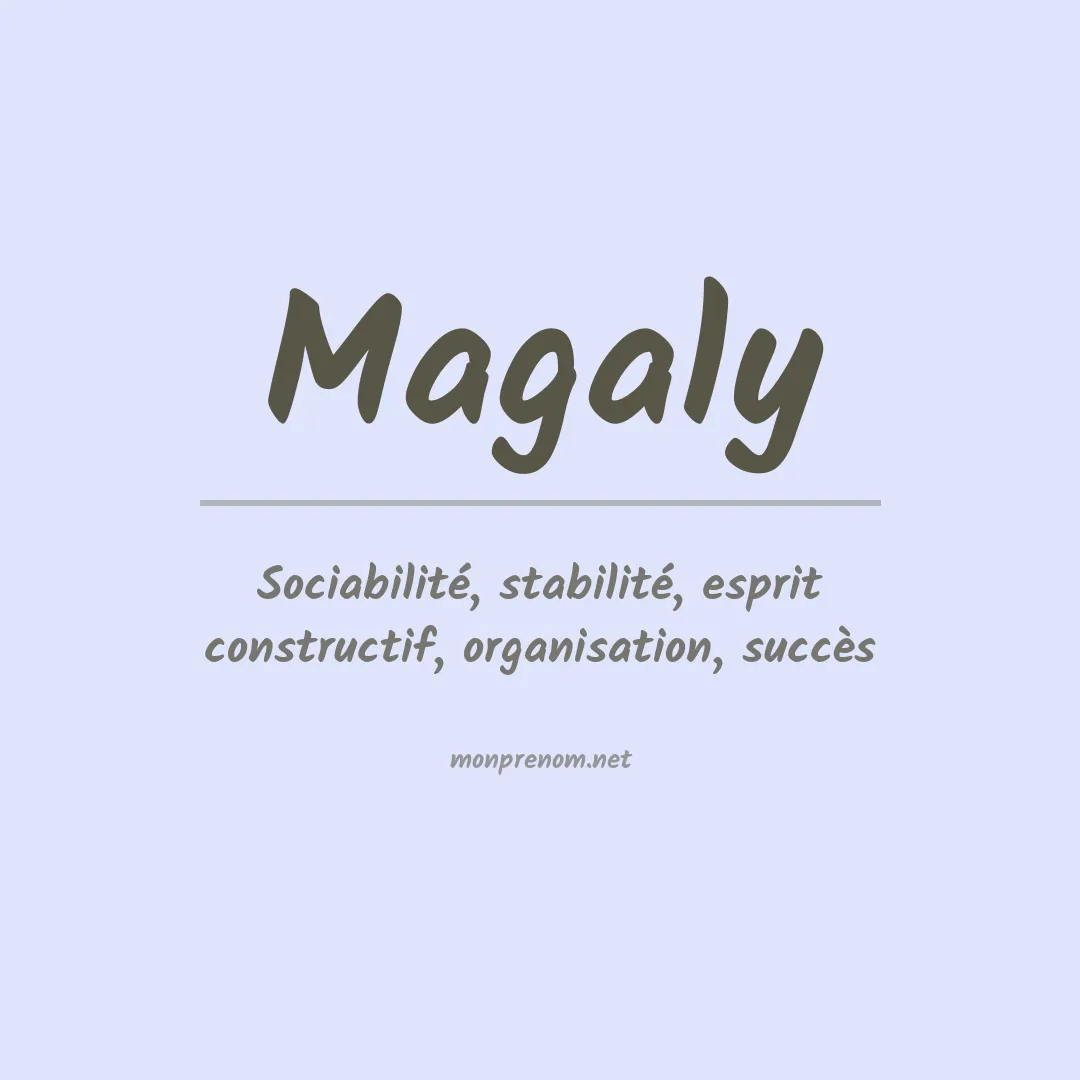 Prénom Magaly