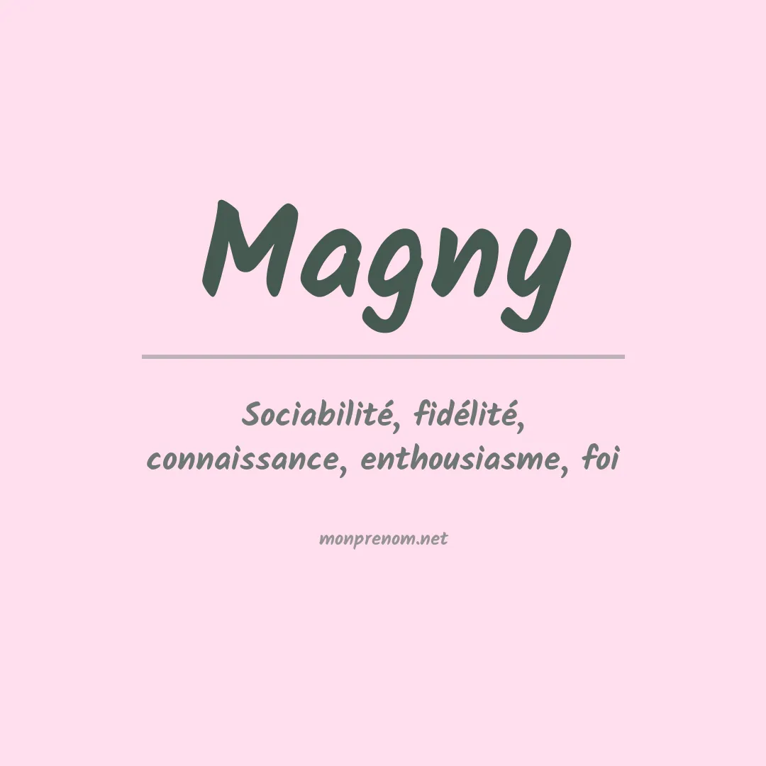 Prénom Magny