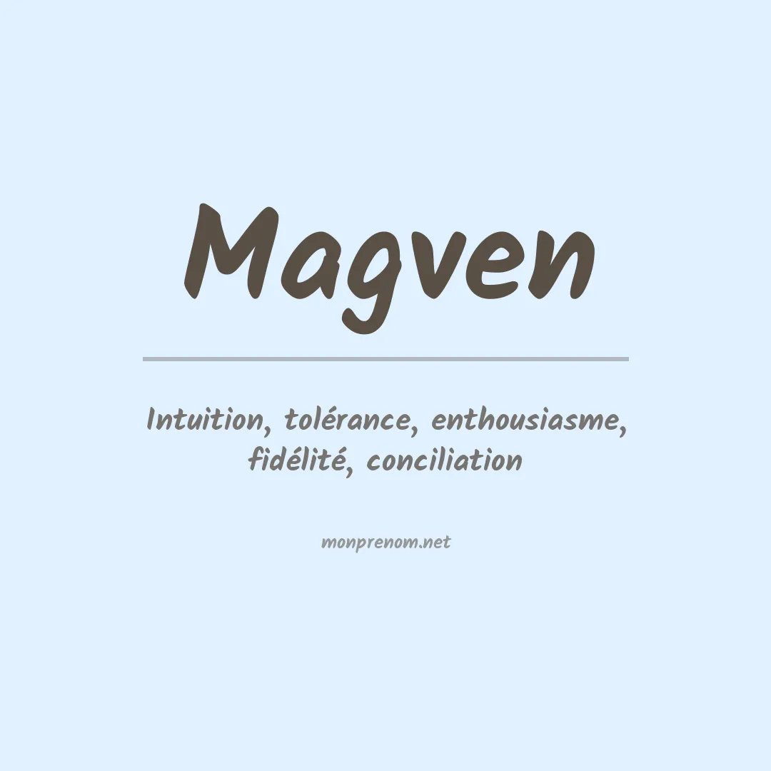 Signification du prénom Magven