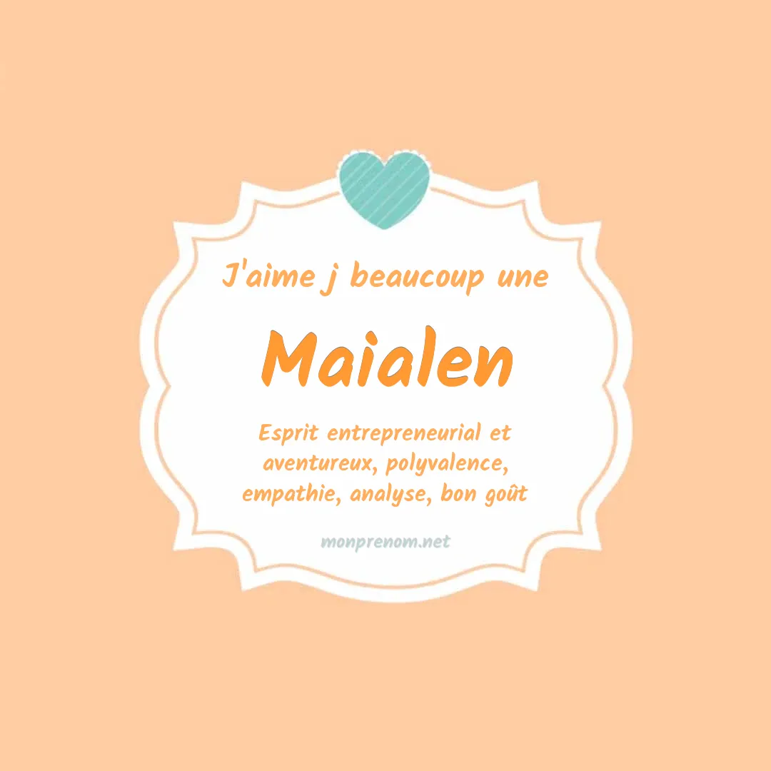 J'aime beaucoup Maialen