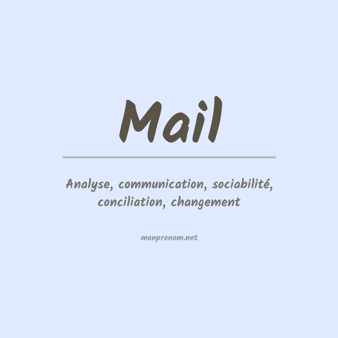 Prénom Mail