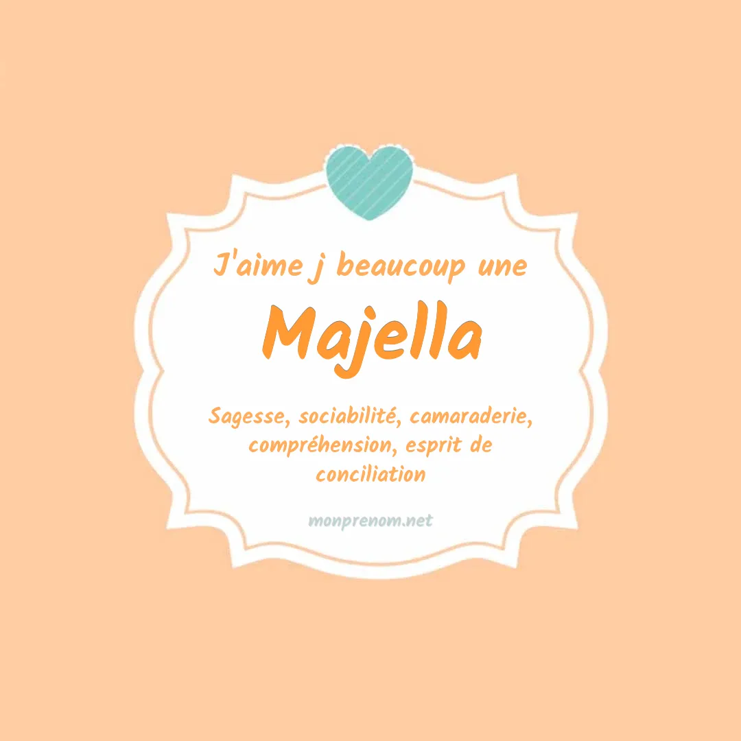 J'aime beaucoup Majella