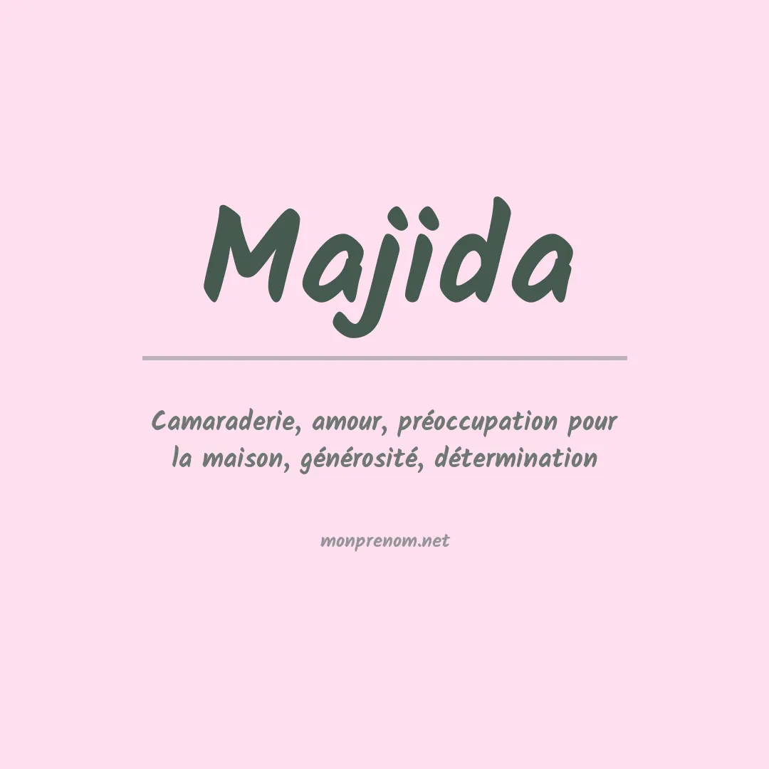 Prénom Majida