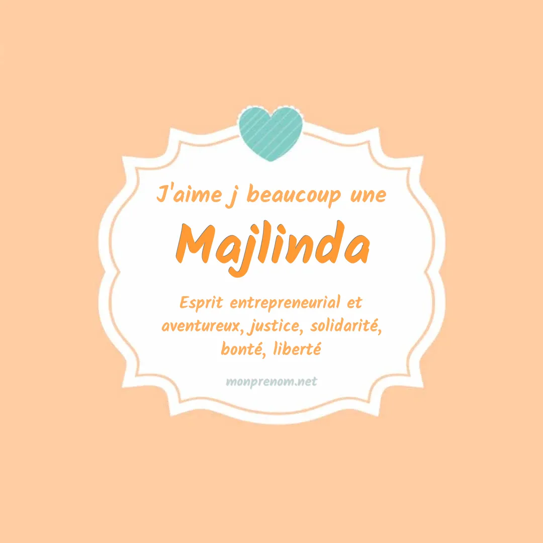 J'aime beaucoup Majlinda
