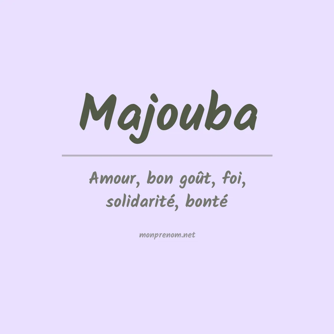 Signification du prénom Majouba