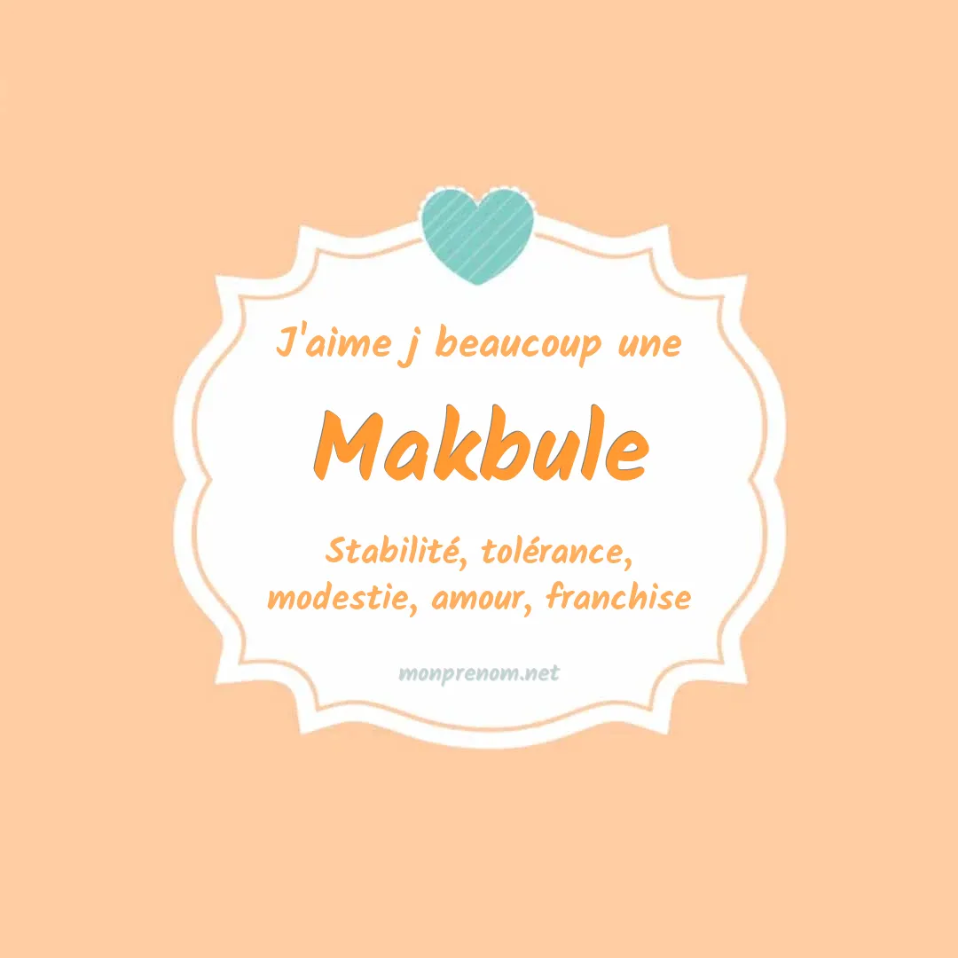 J'aime beaucoup Makbule