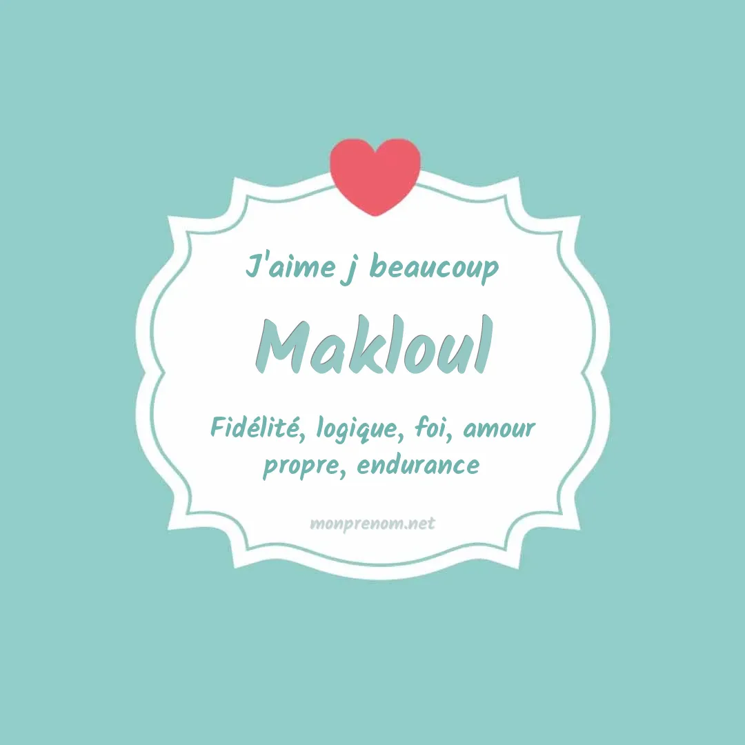 J'aime beaucoup Makloul